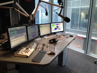 The AFTRS radio studio