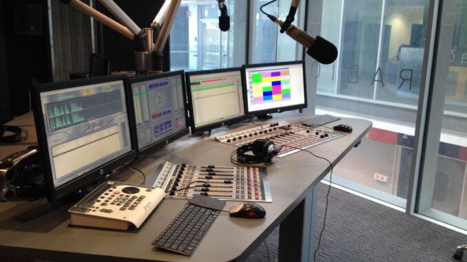 The AFTRS radio studio