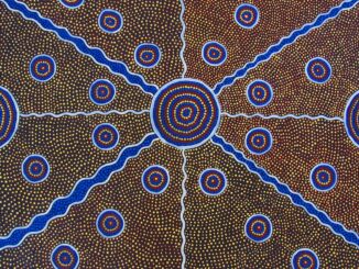Aboriginal Artwork traditional dot painting